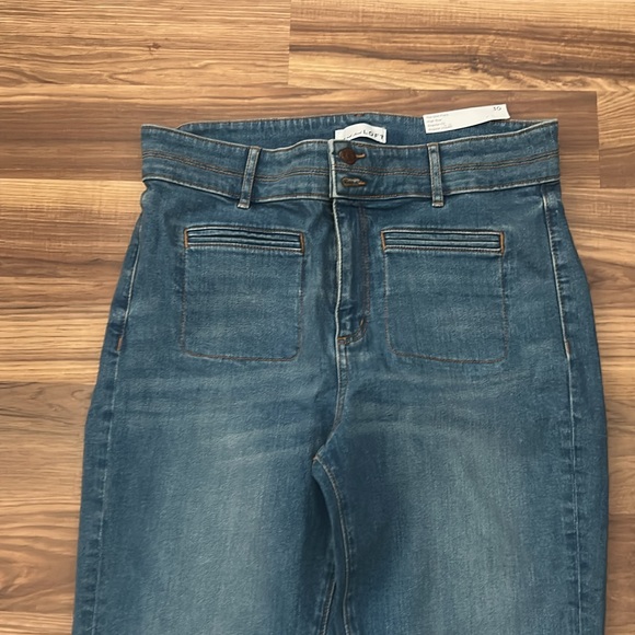 Loft Slim Flare High Rise Jeans - Picture 2 of 5